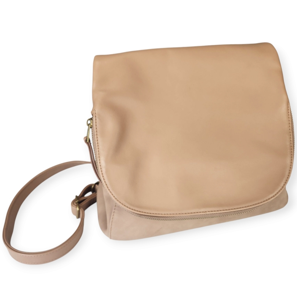 Universal Thread Tan Faux Leather Convertible Backpack